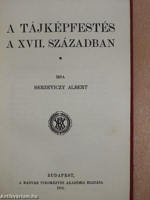 A tájképfestés a XVII. században