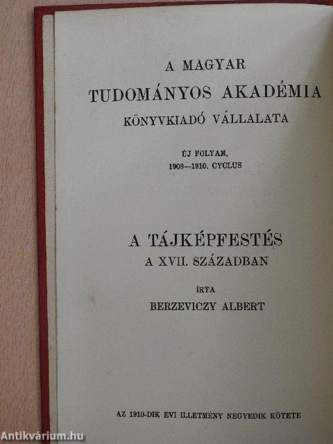 A tájképfestés a XVII. században