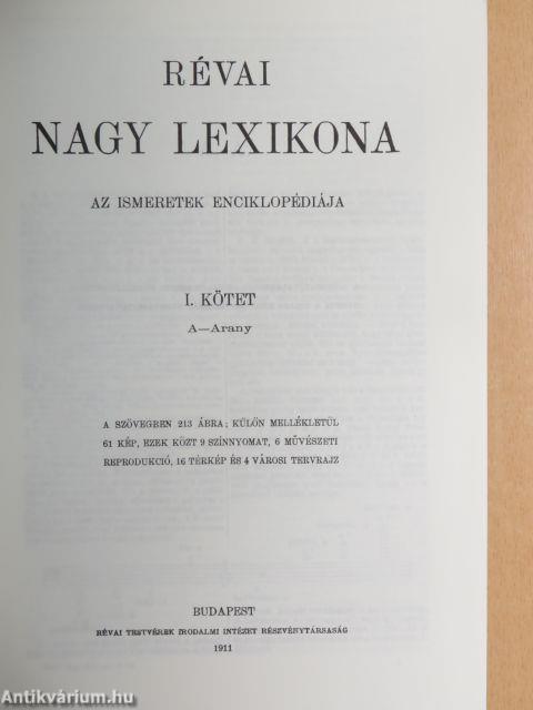 Révai nagy lexikona 1-21./Magyarország a XX. században I-V.