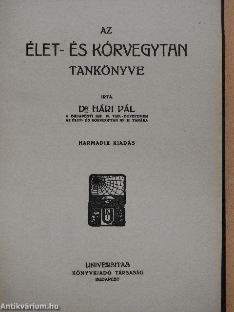 Az élet- és kórvegytan tankönyve