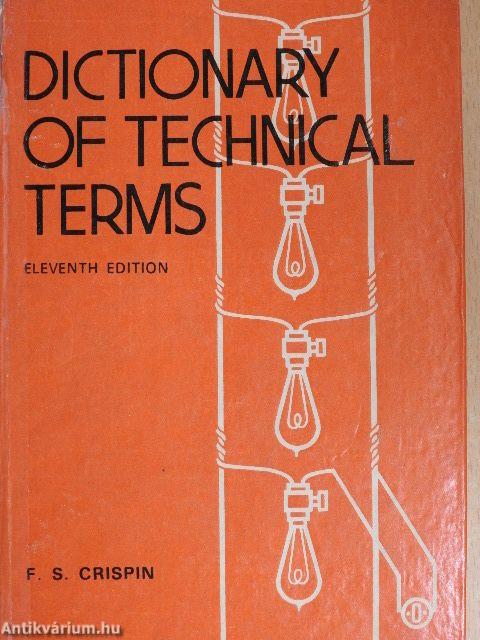 Dictionary of Technical Terms