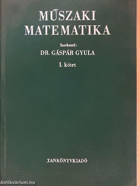 Műszaki matematika I.