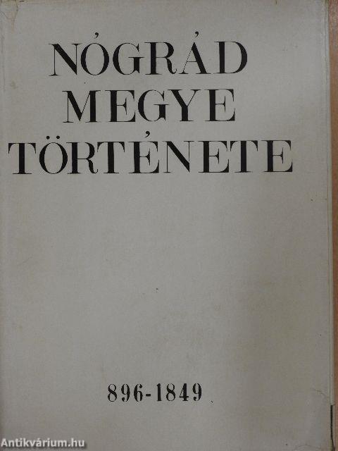 Nógrád megye története I-IV.