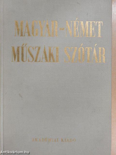 Magyar-német műszaki szótár