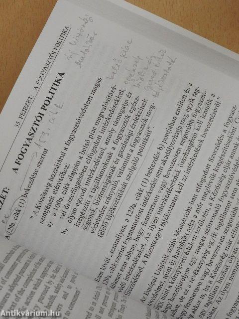 Bevezetés az Európai Unió jogába és nyelvezetébe