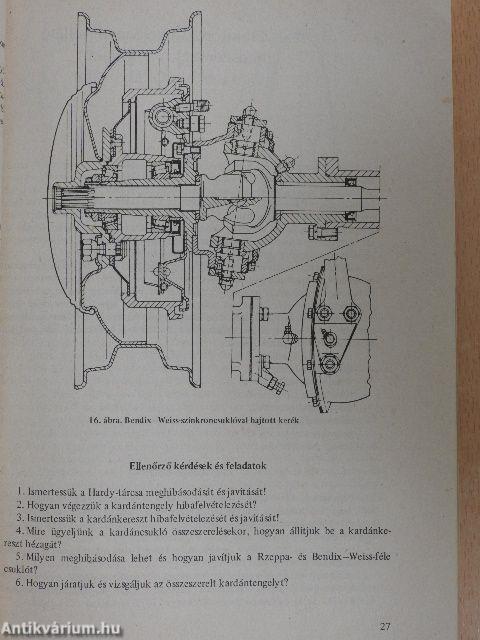 Gépjárművizsgálat, -javítás II.