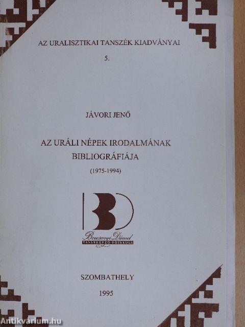 Az uráli népek irodalmának bibliográfiája