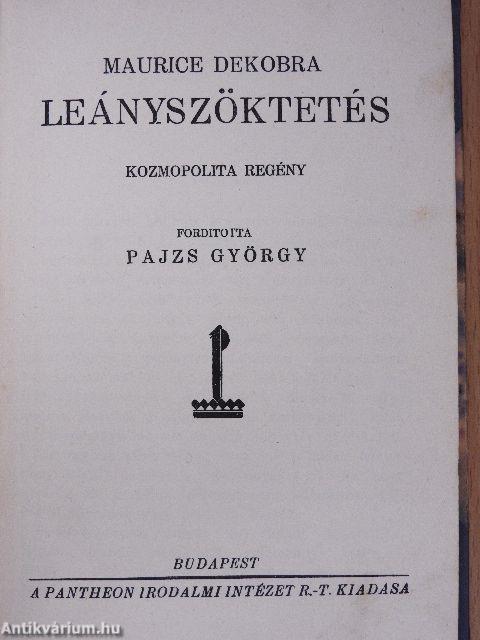 Leányszöktetés