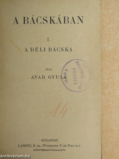 A Bácskában I.