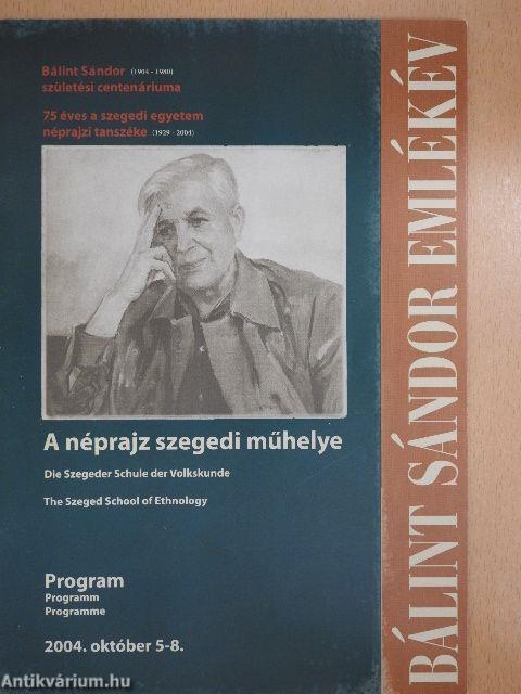 Bálint Sándor emlékév