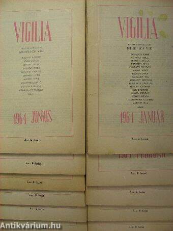 Vigilia 1964. (nem teljes évfolyam)