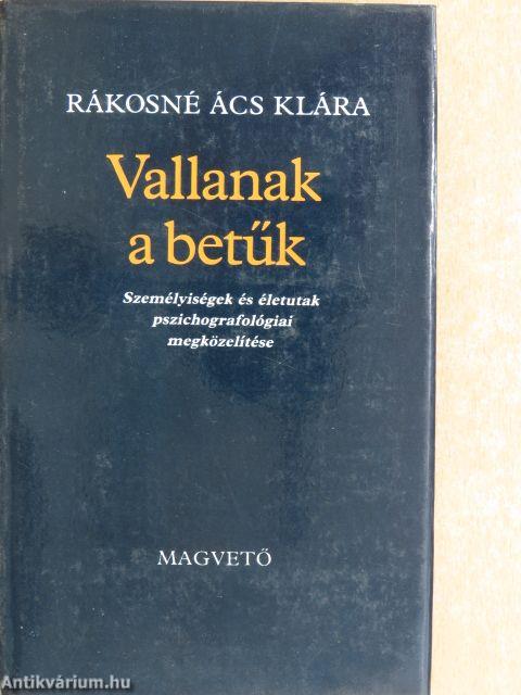 Vallanak a betűk