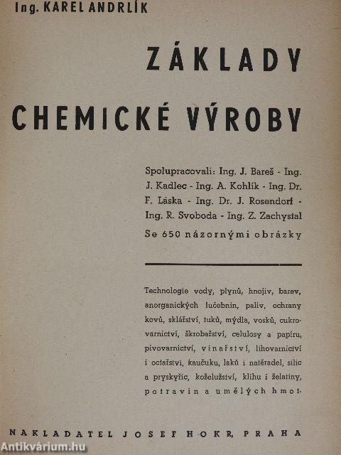 Základy Chemické Vyroby