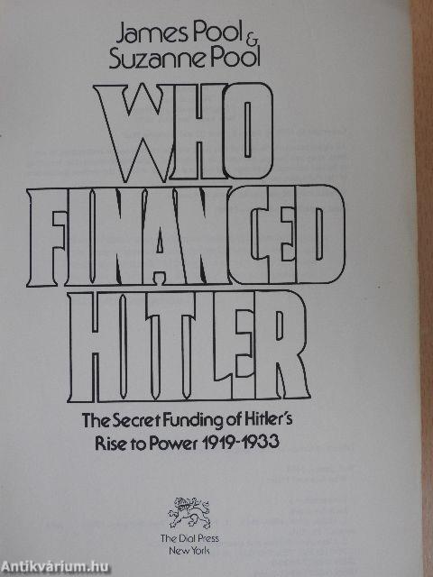 Who Financed Hitler