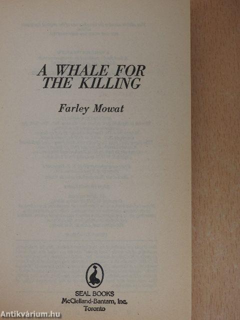 A whale for the killing