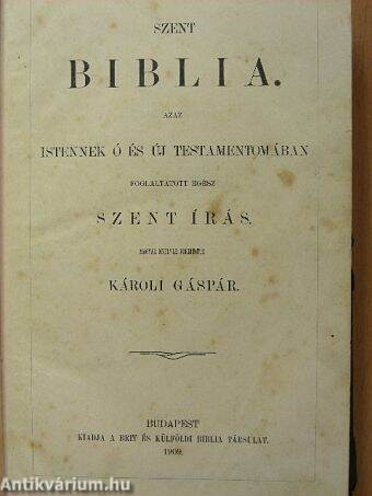 Szent Biblia