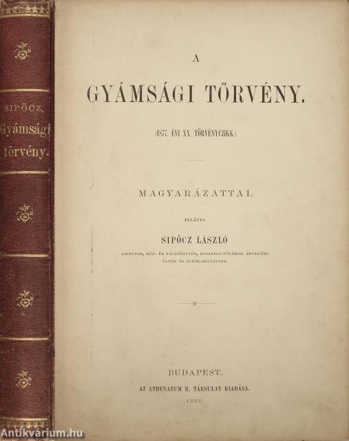A gyámsági törvény