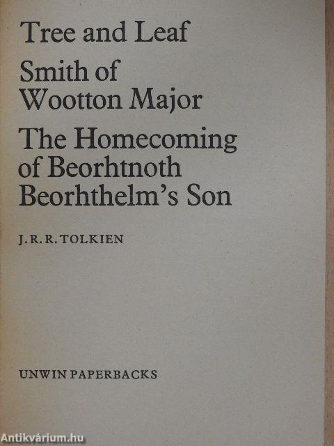 Tree and Leaf/Smith of Wootton Major/The Homecoming of Beorhtnoth Beorhthelm's Son