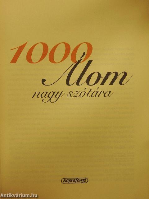 1000 álom nagy szótára