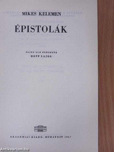 Épistolák