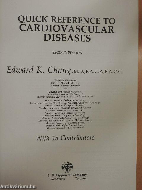 Quick Reference to Cardiovascular diseases