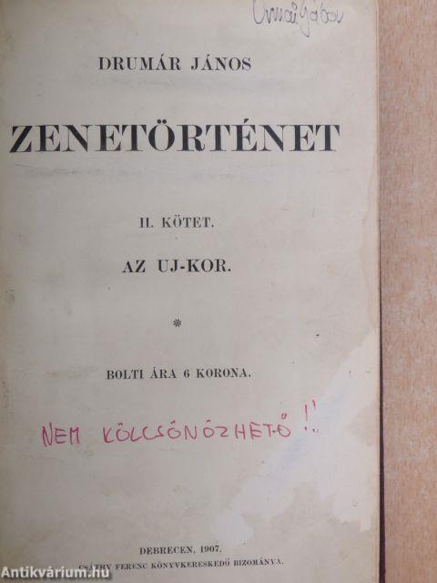 Zenetörténet II.