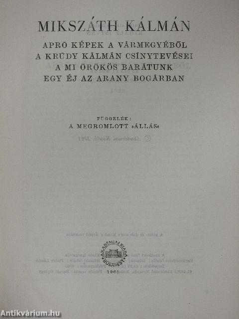 Mikszáth Kálmán összes művei - Regények és nagyobb elbeszélések 11-23.
