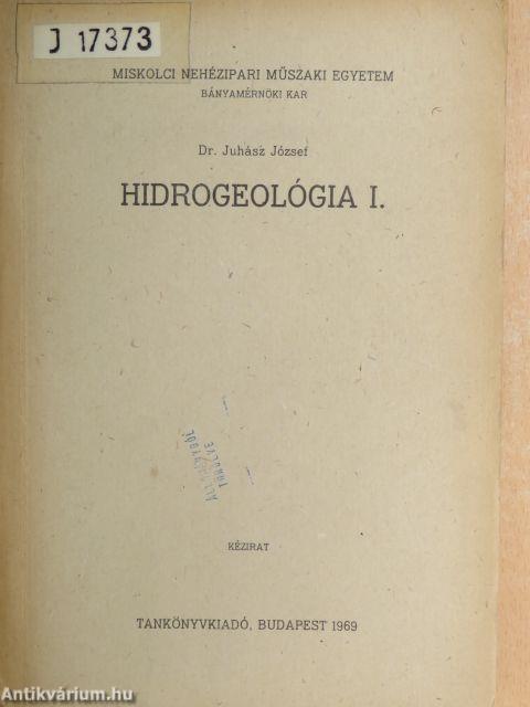 Hidrogeológia I.