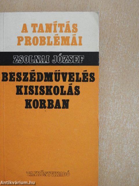 Beszédművelés kisiskolás korban