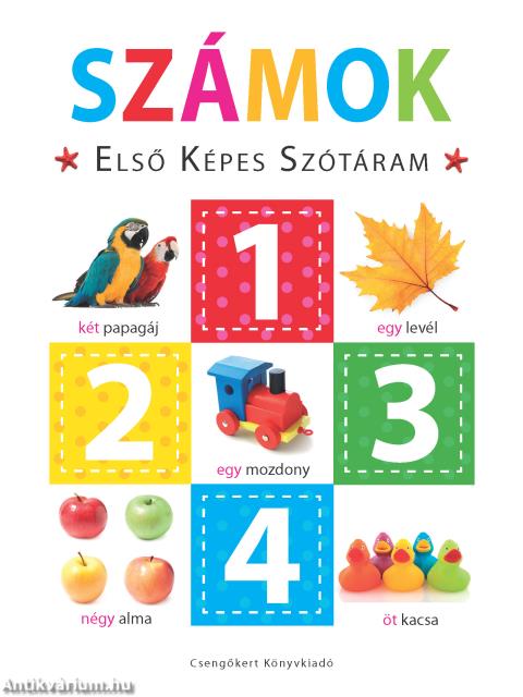 Számok - Első képes szótáram - Szivacskönyv