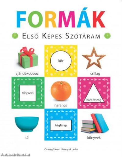 Formák - Első képes szótáram - Szivacskönyv