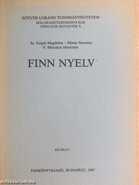 Finn nyelv