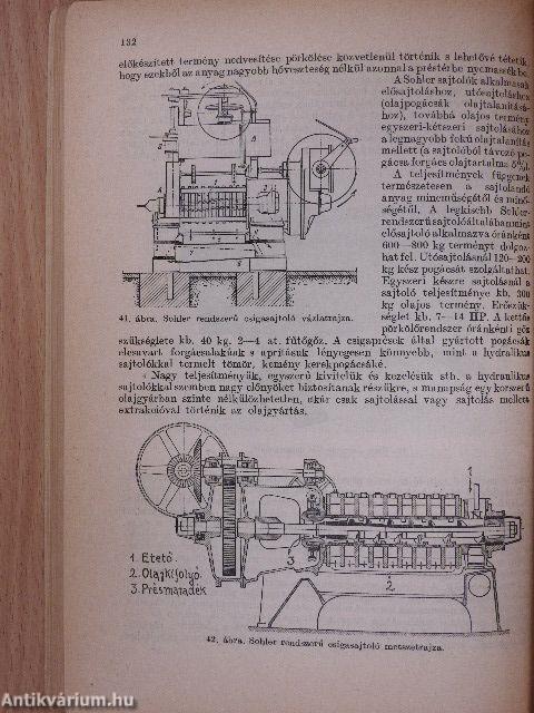 Növényi zsíros olajok kémiája és ipari előállítása