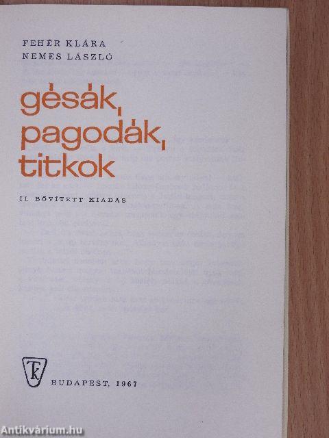 Gésák, pagodák, titkok