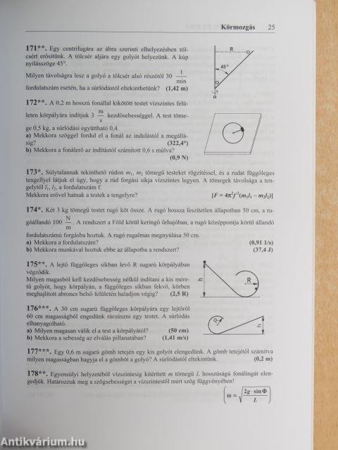 Középiskolai fizikapéldatár