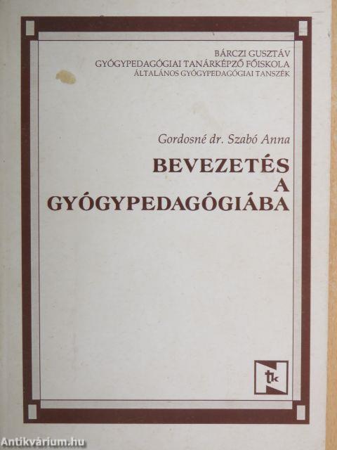 Bevezetés a gyógypedagógiába