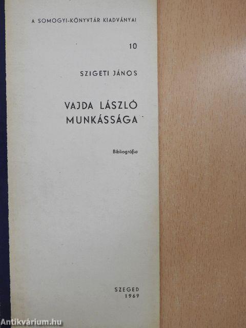 Vajda László munkássága