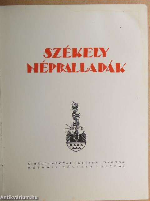 Székely népballadák