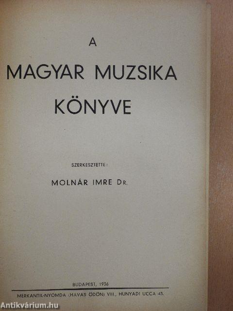 A magyar muzsika könyve