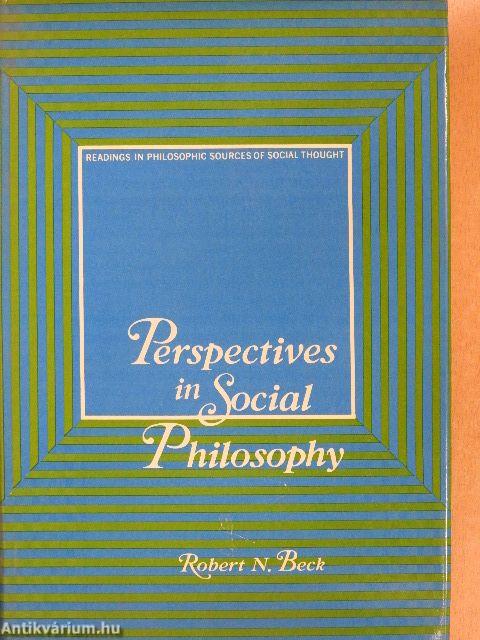 Perspectives in Social Philosophy