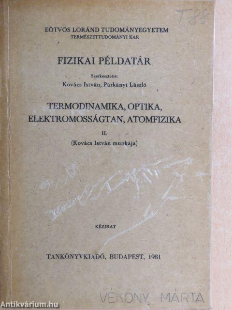 Fizikai példatár II.