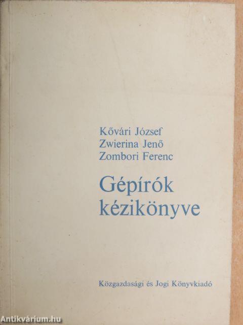 Gépírók kézikönyve