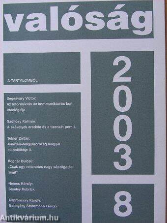 Valóság 2003. augusztus