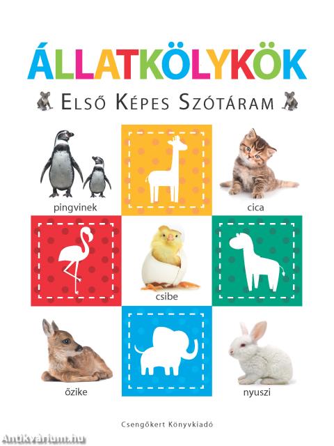 Állatkölykök - Első képes szótáram - Szivacskönyv