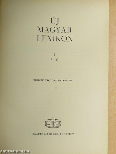 Új magyar lexikon 1-7.