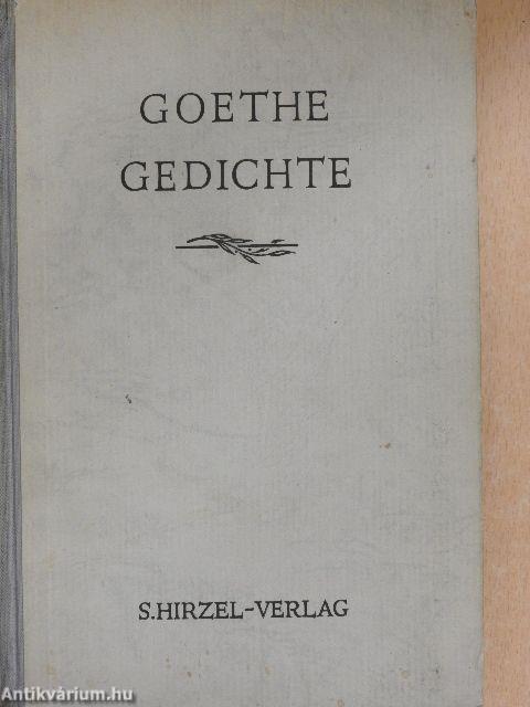 Goethe Gedichte