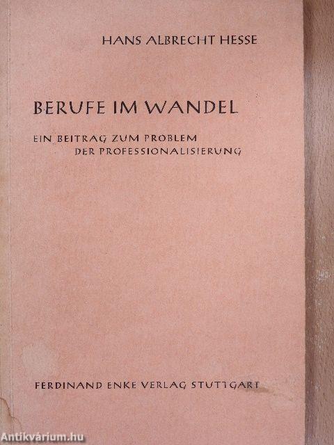 Berufe im Wandel