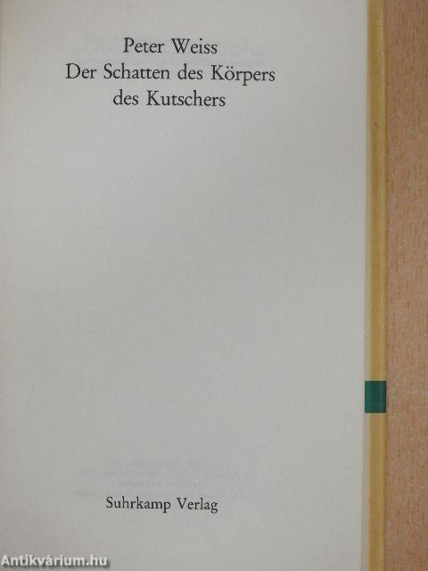 Der Schatten des Körpers des Kutschers