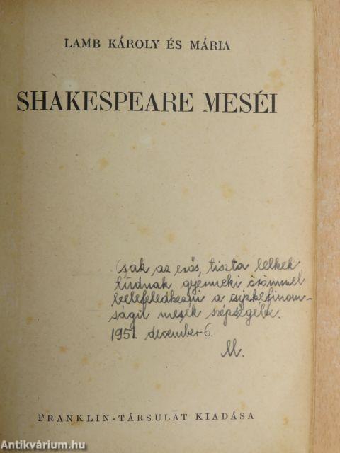 Shakespeare meséi