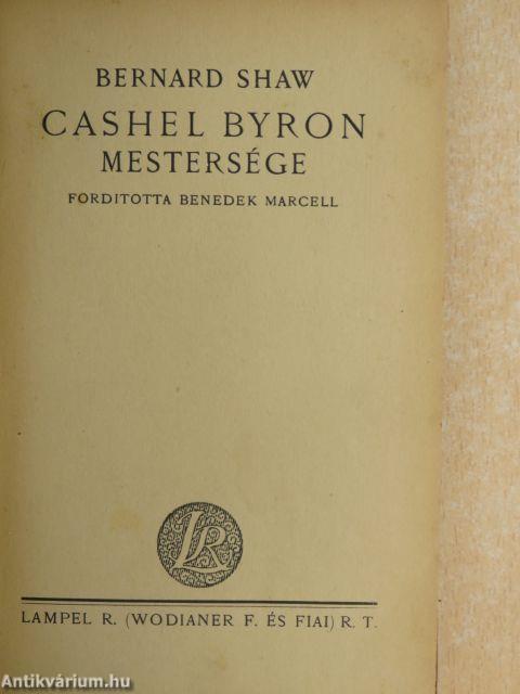 Cashel Byron mestersége